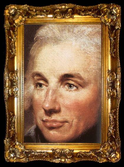 framed  Lemuel Francis Abbott Head of a man, ta009-2